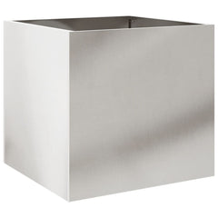 vidaXL Planter Silver 42x40x39 cm Stainless Steel 6