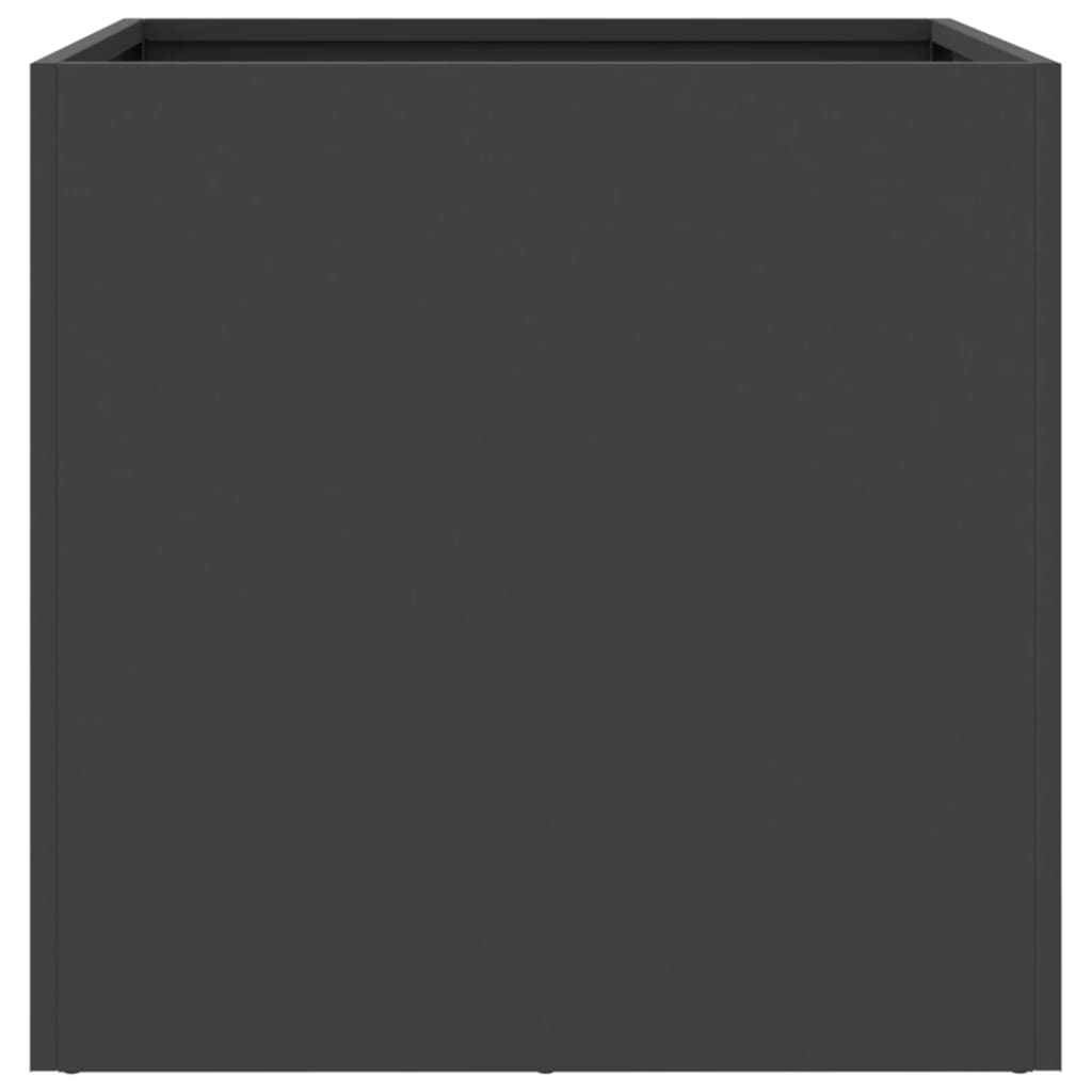 vidaXL Planter Black 49x47x46 cm Steel 5
