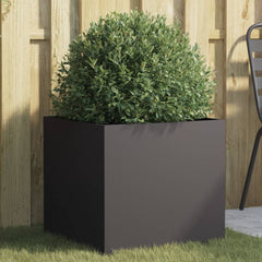 vidaXL Planter Black 49x47x46 cm Steel 1
