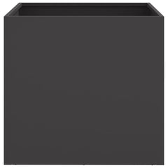 vidaXL Planters 2 pcs Black 49x47x46 cm Steel 5