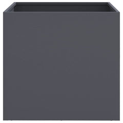 vidaXL Planters 2 pcs Anthracite 49x47x46 cm Steel 5