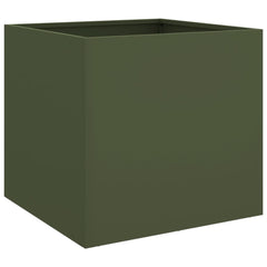 vidaXL Planter Olive Green 49x47x46 cm Steel 2