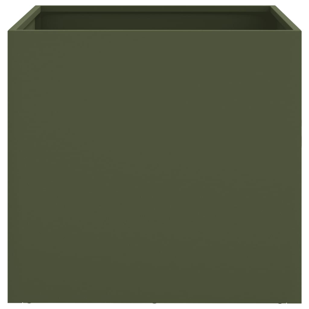vidaXL Planter Olive Green 49x47x46 cm Steel 5