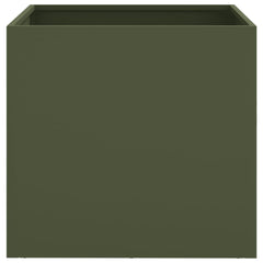 vidaXL Planter Olive Green 49x47x46 cm Steel 5