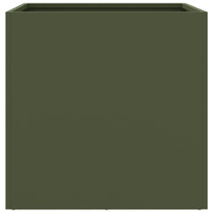 vidaXL Planter Olive Green 49x47x46 cm Steel 6
