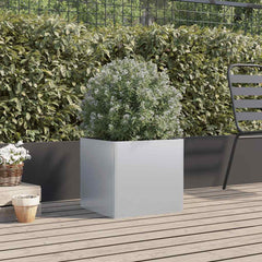 vidaXL Planter Silver 49x47x46 cm Galvanised Steel 3
