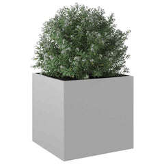 vidaXL Planter Silver 49x47x46 cm Galvanised Steel 4