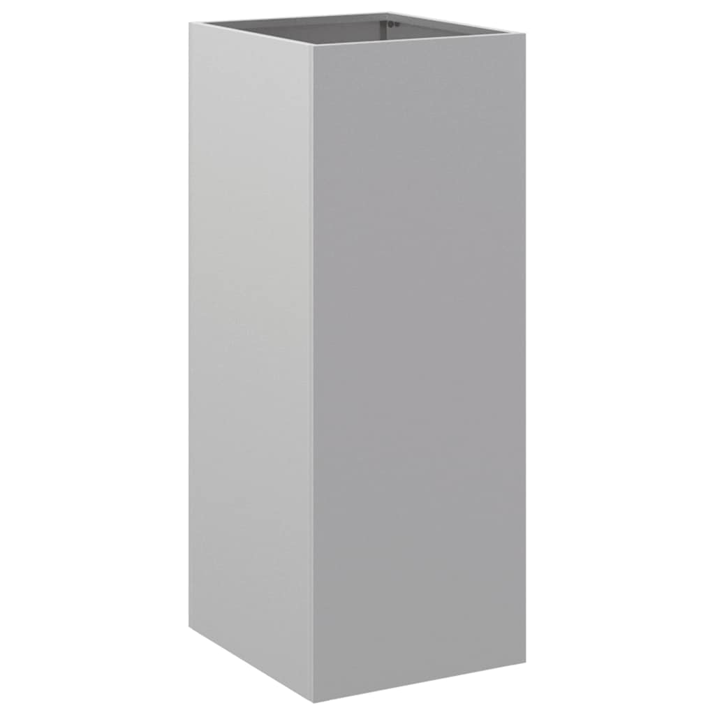 vidaXL Planter Silver 32x29x75 cm Galvanised Steel 4