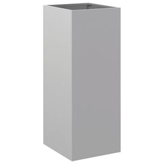vidaXL Planter Silver 32x29x75 cm Galvanised Steel 4