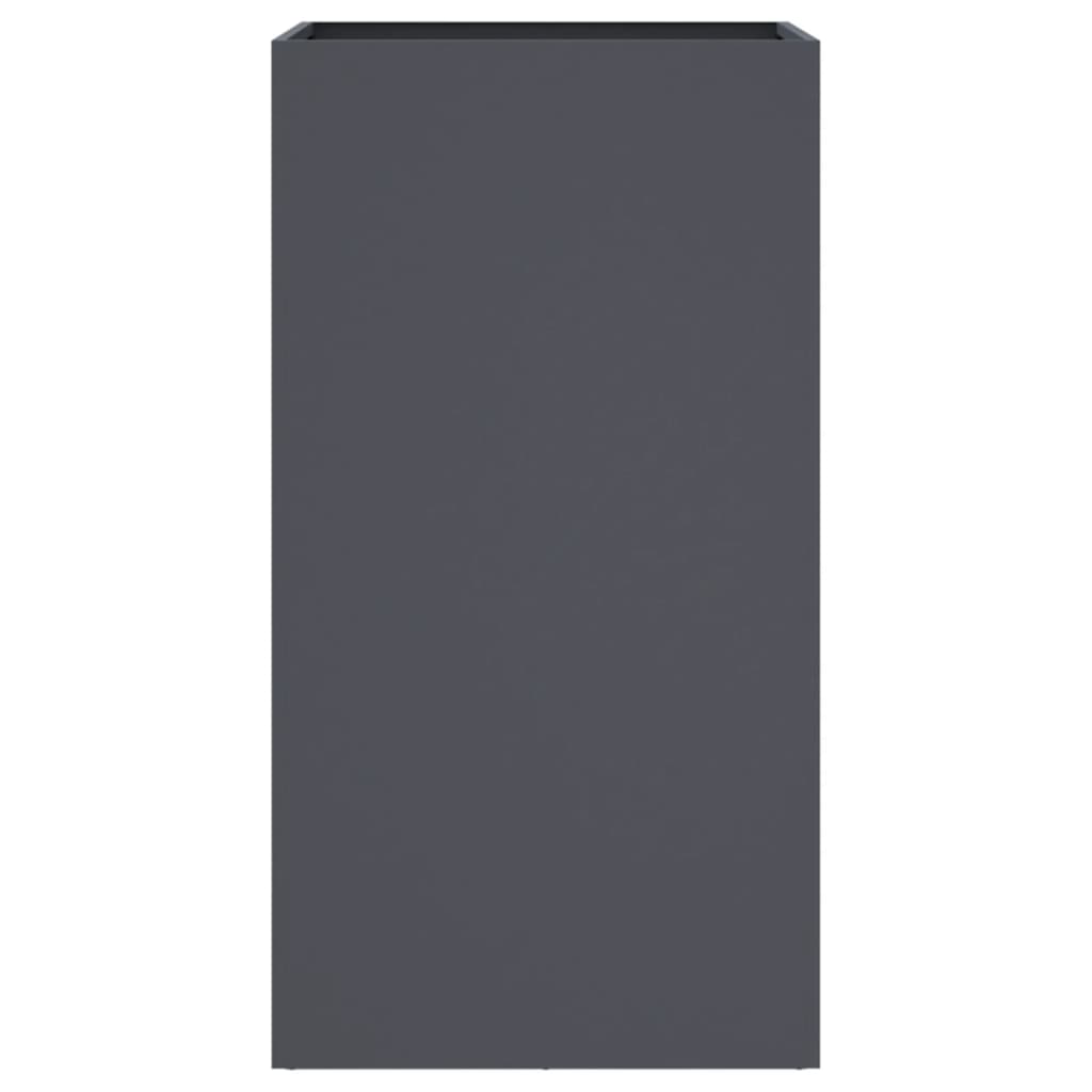 vidaXL Planter Anthracite 42x38x75 cm Steel 5