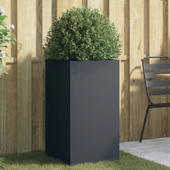 vidaXL Planter Anthracite 42x38x75 cm Steel 1