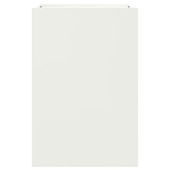 vidaXL Planter White 52x48x75 cm Steel 5
