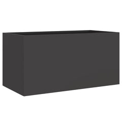 vidaXL Planter Black 62x30x29 cm Steel 2