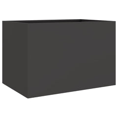 vidaXL Planter Black 62x40x39 cm Steel 2