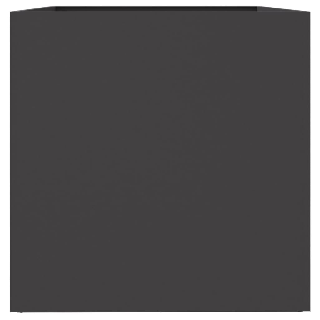 vidaXL Planter Black 62x40x39 cm Steel 6