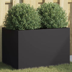 vidaXL Planter Black 62x40x39 cm Steel 1