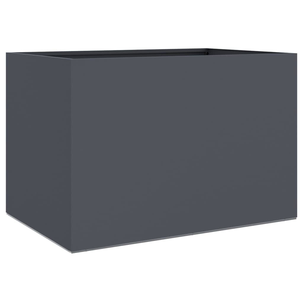 vidaXL Planter Anthracite 62x40x39 cm Steel 2