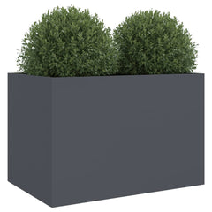 vidaXL Planter Anthracite 62x40x39 cm Steel 4