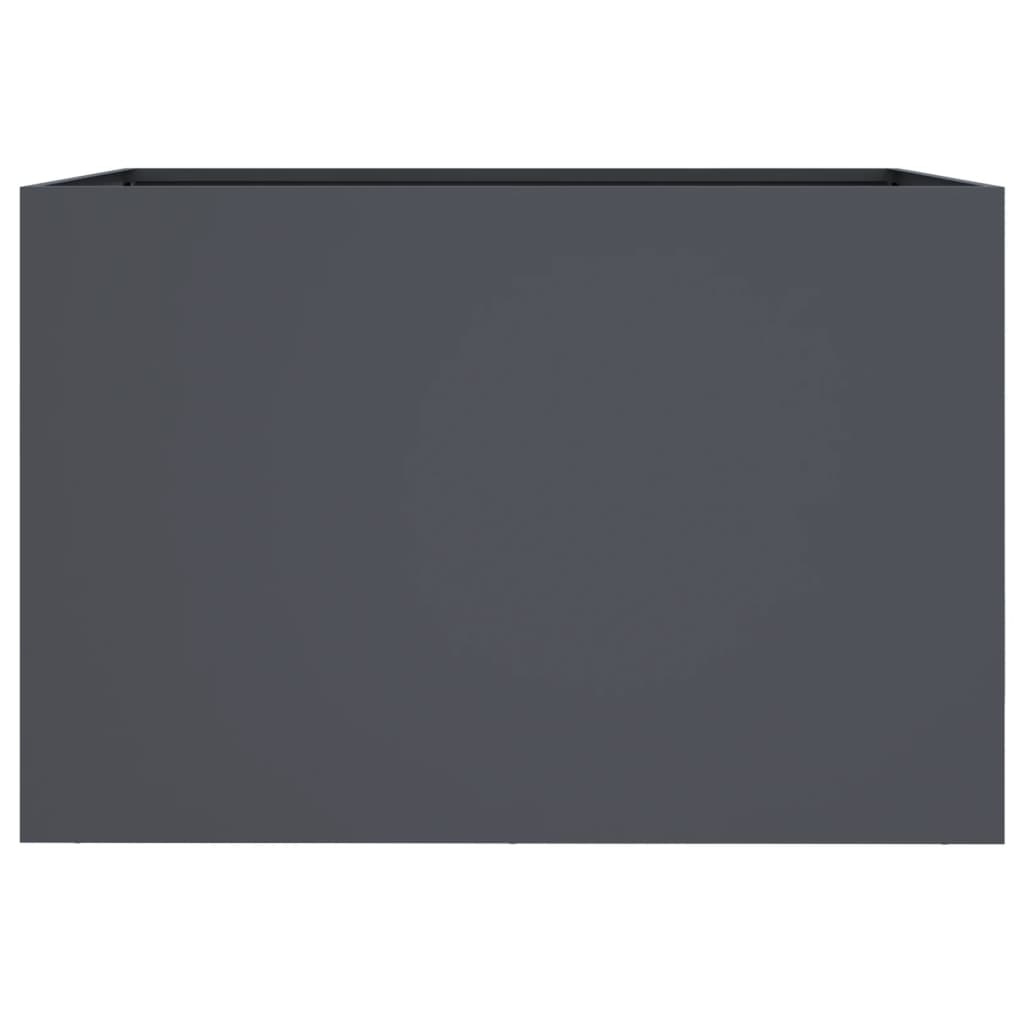 vidaXL Planter Anthracite 62x40x39 cm Steel 5