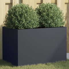vidaXL Planter Anthracite 62x40x39 cm Steel 1