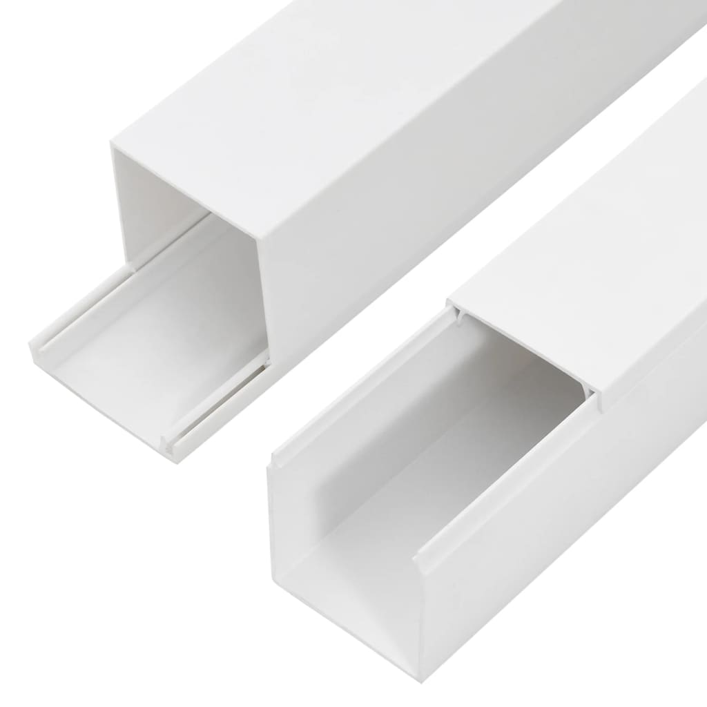 vidaXL Cable Trunking 40x40 mm 10 m PVC 6