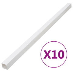 vidaXL Cable Trunking 100x60 mm 10 m PVC 1