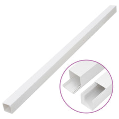 vidaXL Cable Trunking 100x60 mm 10 m PVC 3