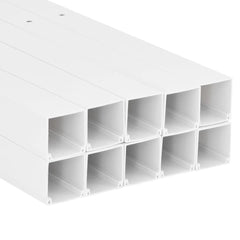 vidaXL Cable Trunking 100x60 mm 10 m PVC 5