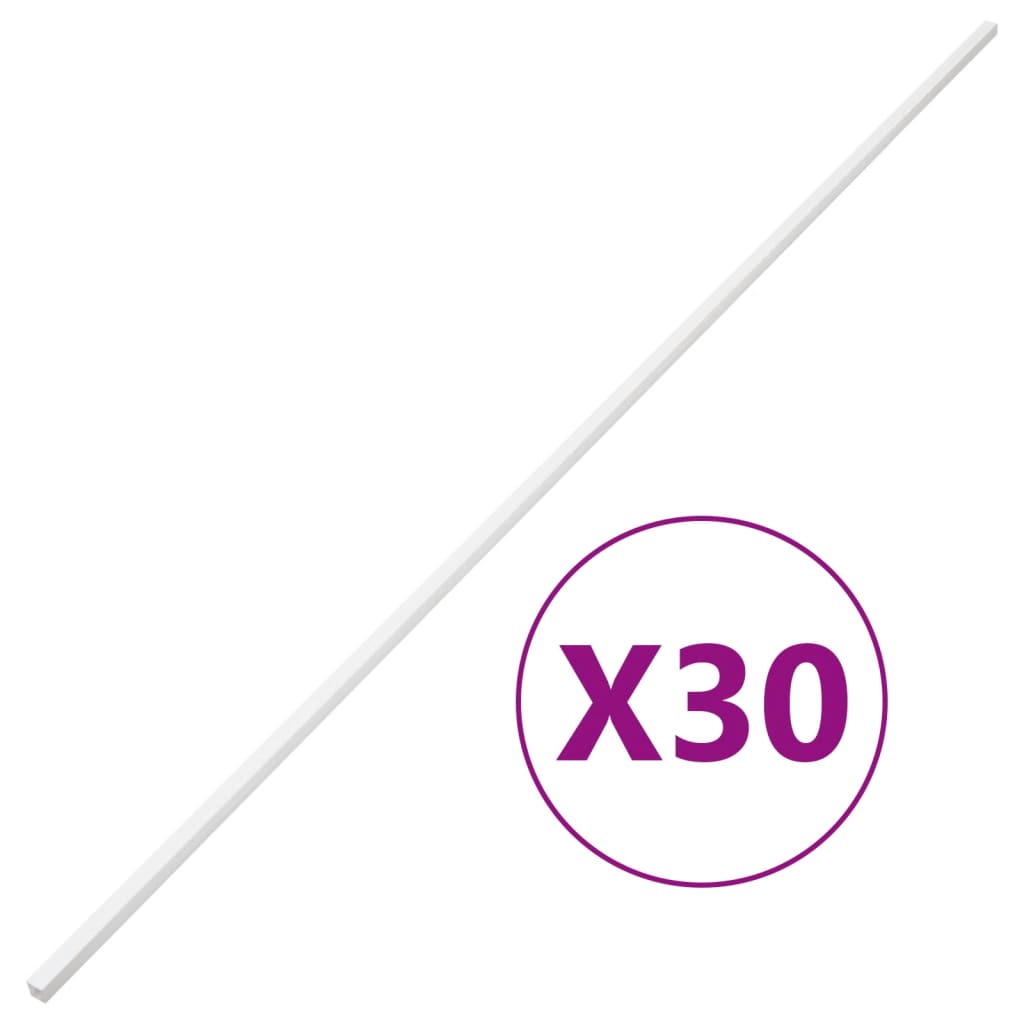 vidaXL Cable Trunking 25x25 mm 30 m PVC 1