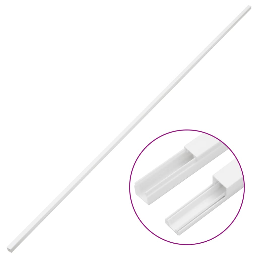 vidaXL Cable Trunking 25x25 mm 30 m PVC 3