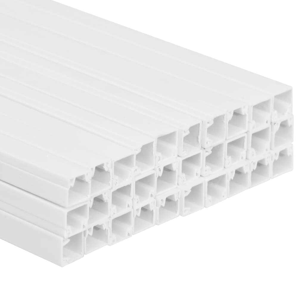 vidaXL Cable Trunking 25x25 mm 30 m PVC 5
