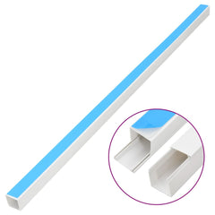 vidaXL Cable Trunking Self-Adhesive 30x15 mm 30 m PVC 3