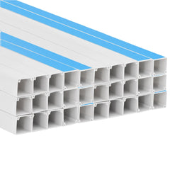 vidaXL Cable Trunking Self-Adhesive 30x15 mm 30 m PVC 5