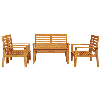 5 Piece Garden Lounge Set Solid Wood Acacia