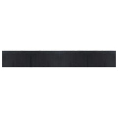 vidaXL Rug Rectangular Black 60x400 cm Bamboo 2
