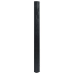 vidaXL Rug Rectangular Black 60x400 cm Bamboo 3