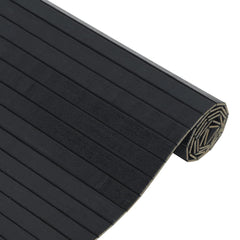 vidaXL Rug Rectangular Black 60x400 cm Bamboo 4