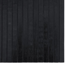 vidaXL Rug Rectangular Black 60x400 cm Bamboo 6
