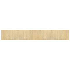 vidaXL Rug Rectangular Light Nature 60x400 cm Bamboo 2