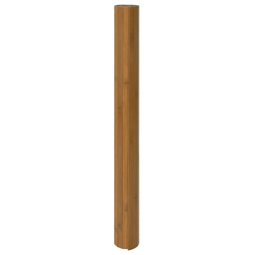 vidaXL Rug Rectangular Brown 60x500 cm Bamboo 3