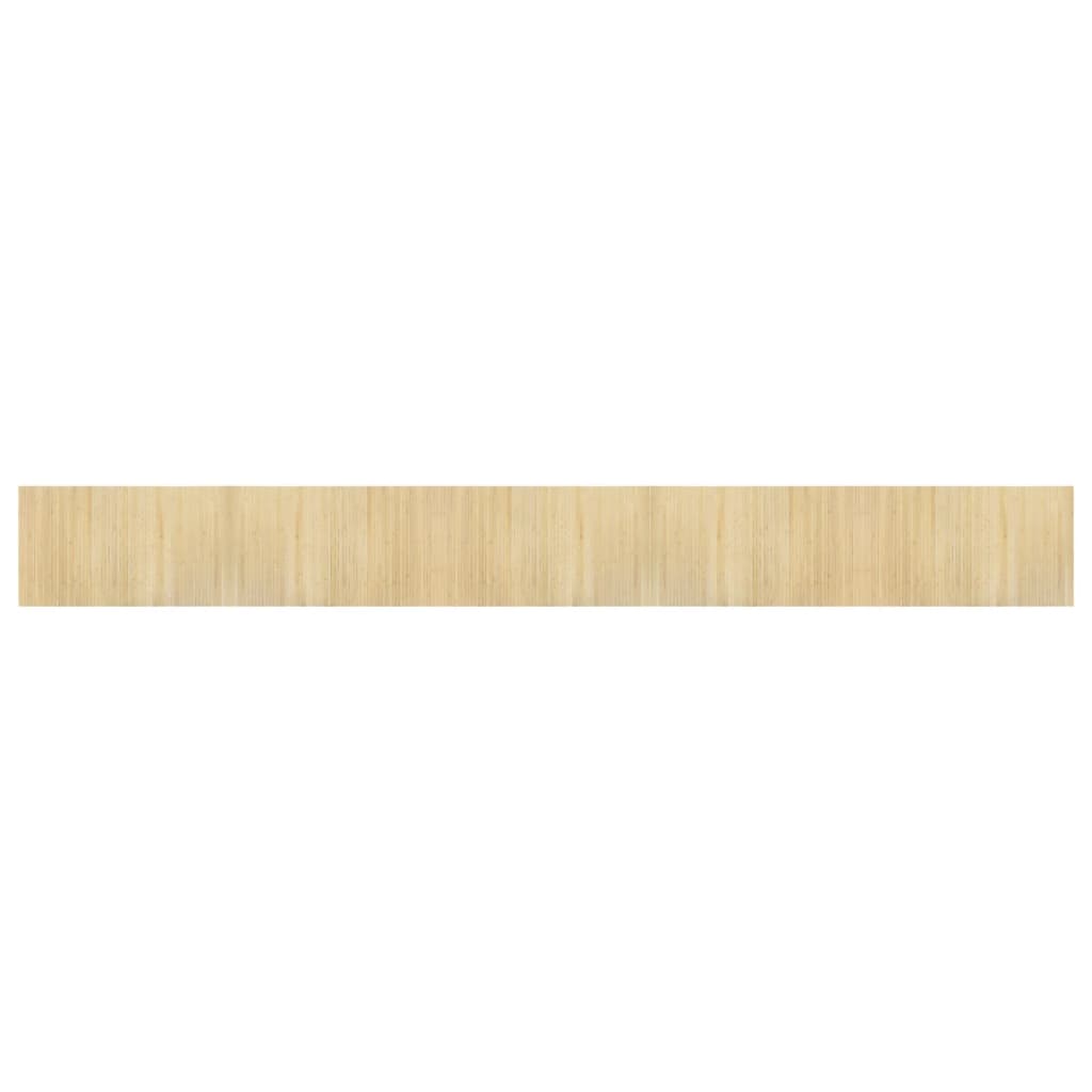vidaXL Rug Rectangular Light Nature 60x500 cm Bamboo 2