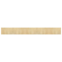 vidaXL Rug Rectangular Light Nature 60x500 cm Bamboo 2