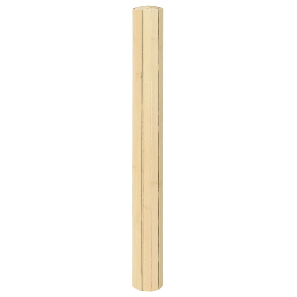 vidaXL Rug Rectangular Light Nature 60x500 cm Bamboo 3