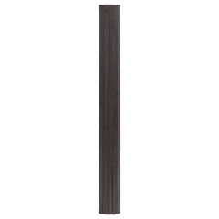vidaXL Rug Rectangular Dark Brown 60x500 cm Bamboo 3