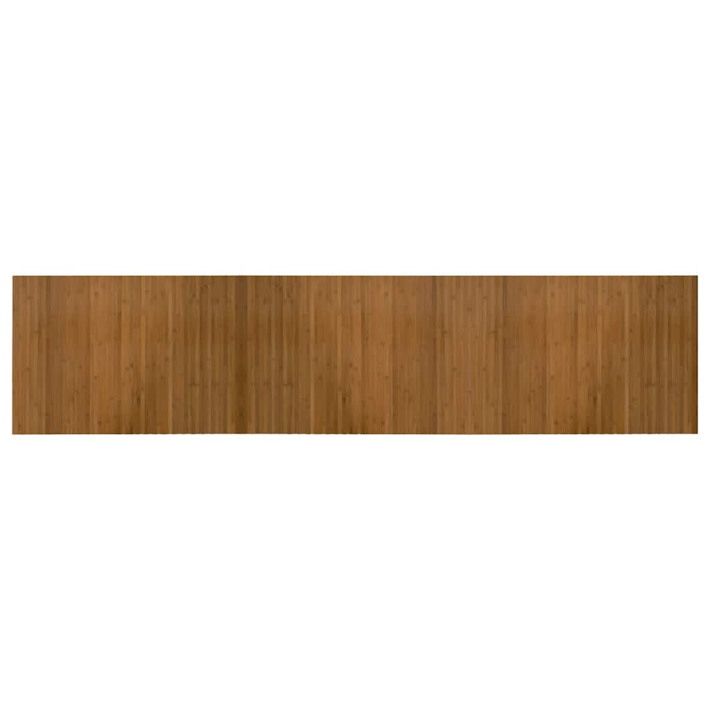 vidaXL Rug Rectangular Brown 70x300 cm Bamboo 2