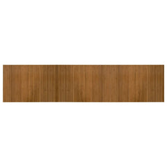 vidaXL Rug Rectangular Brown 70x300 cm Bamboo 2