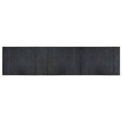 vidaXL Rug Rectangular Grey 70x300 cm Bamboo 2