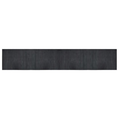 vidaXL Rug Rectangular Grey 70x400 cm Bamboo 2