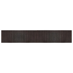 vidaXL Rug Rectangular Dark Brown 70x400 cm Bamboo 2