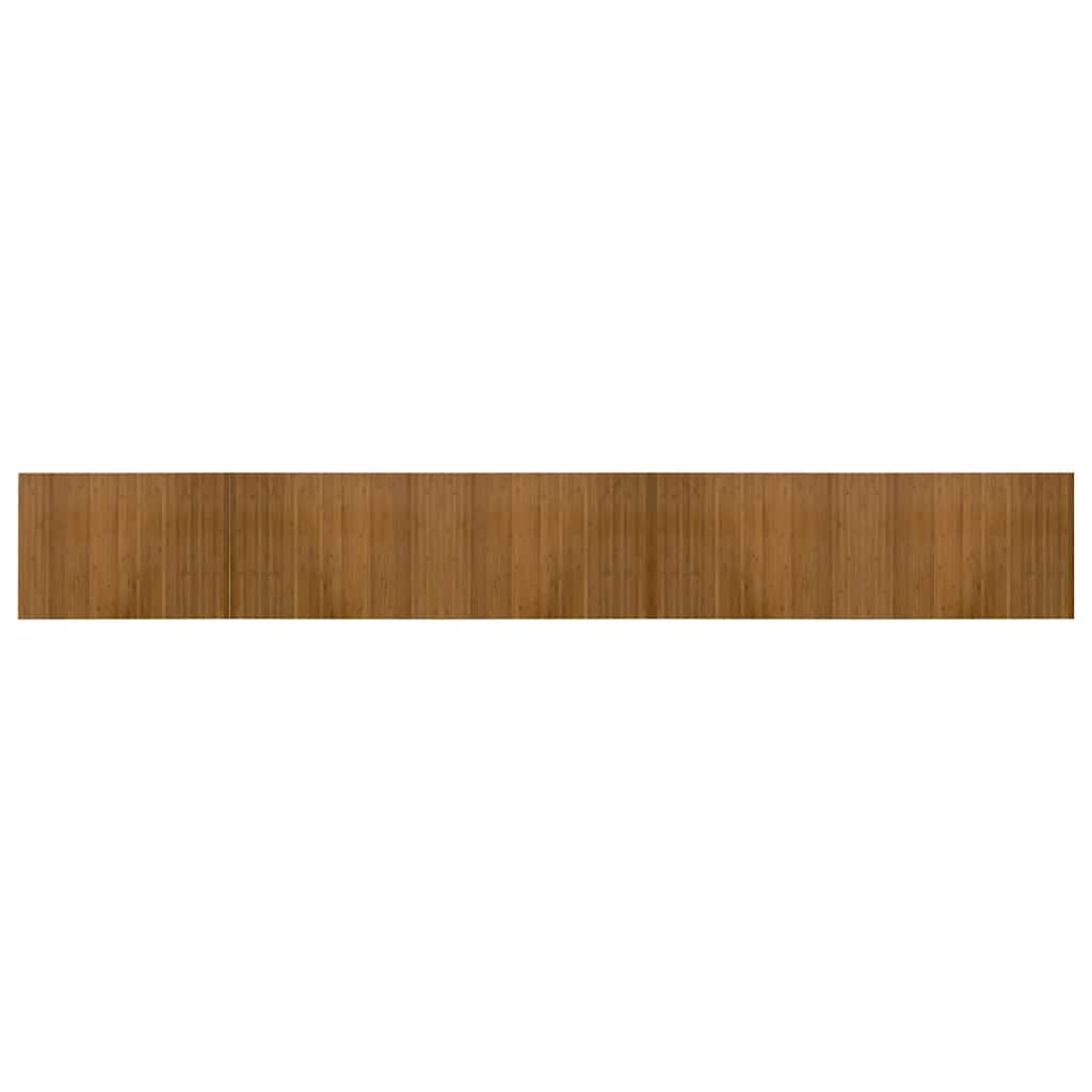 vidaXL Rug Rectangular Brown 70x500 cm Bamboo 2